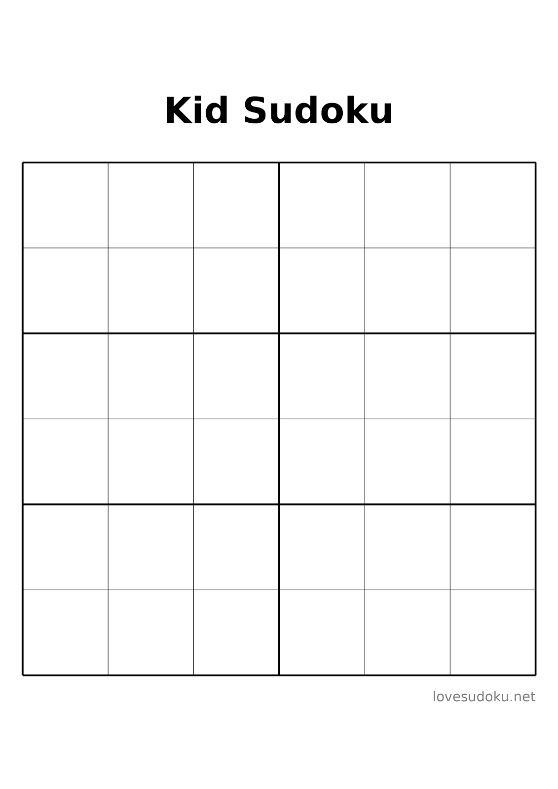 easy sudoku print